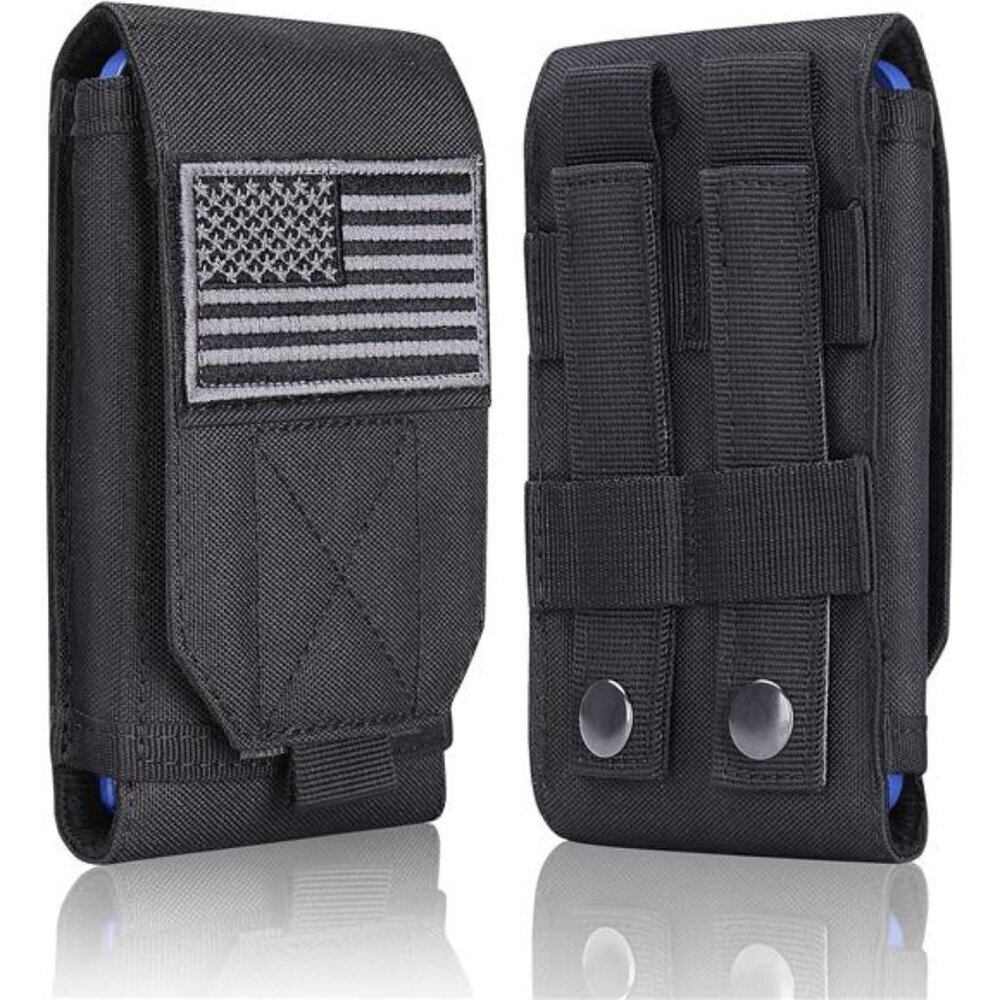 Black Tactical Molle CellPhone Pouch Case